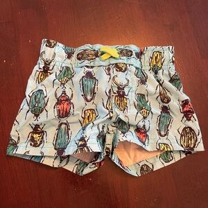 Cat & Jack High Waist Bug Print Shorts - Multicolor